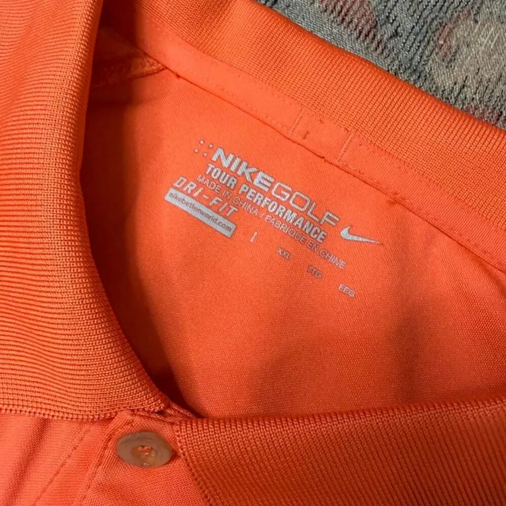 Nike Men's Orange Polo-shirts